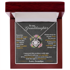Keep Me In Your Heart - Love Knot Necklace